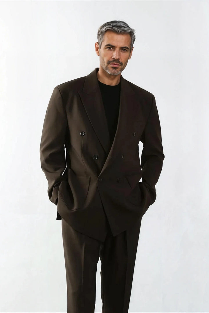 Elegant vintage 2 piece suit-Front