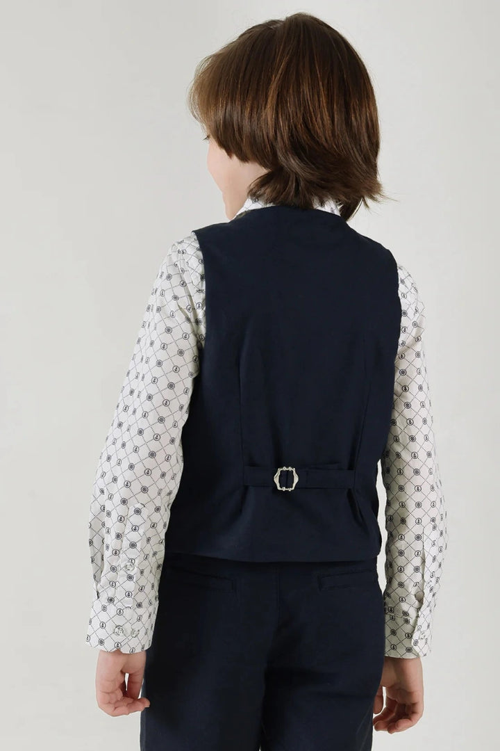 kids-navy-blue-waistcoat-pant-set-stylish-formal-wear-set