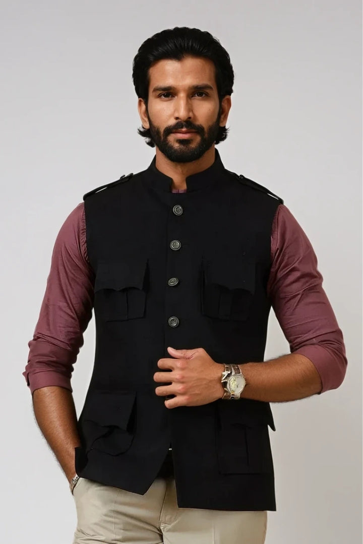 Warm and comfortable tweed jacket for men