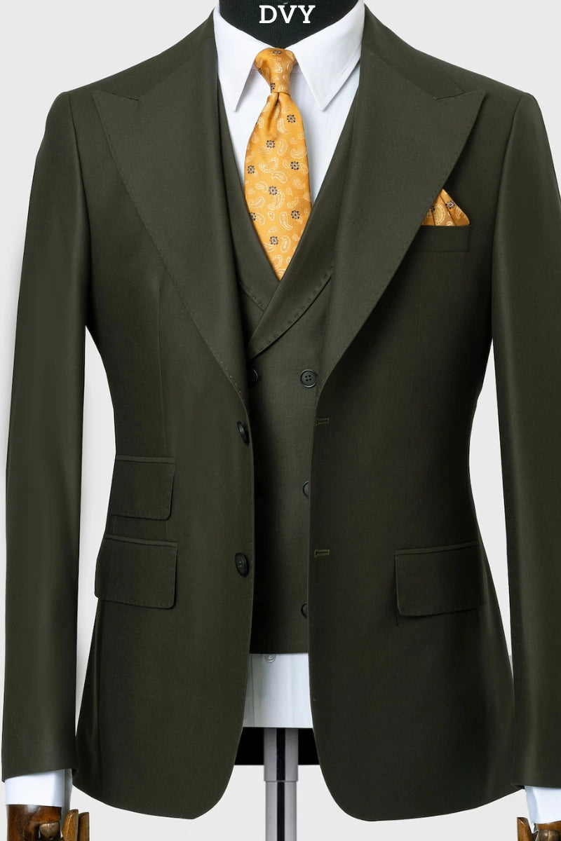 men's single-breasted formal blazer