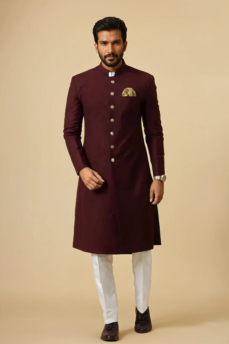 men-wine-traditional-sherwani-grooms-wedding-wear-custom-made-jacket