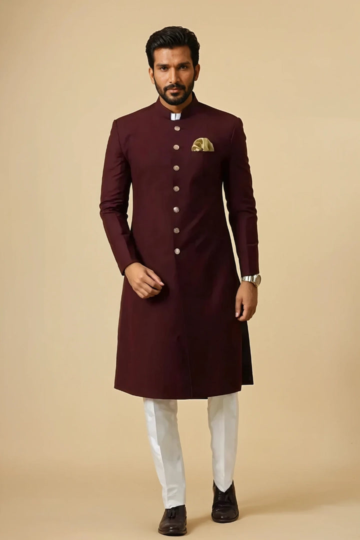 men-wine-traditional-sherwani-grooms-wedding-wear-custom-made-jacket