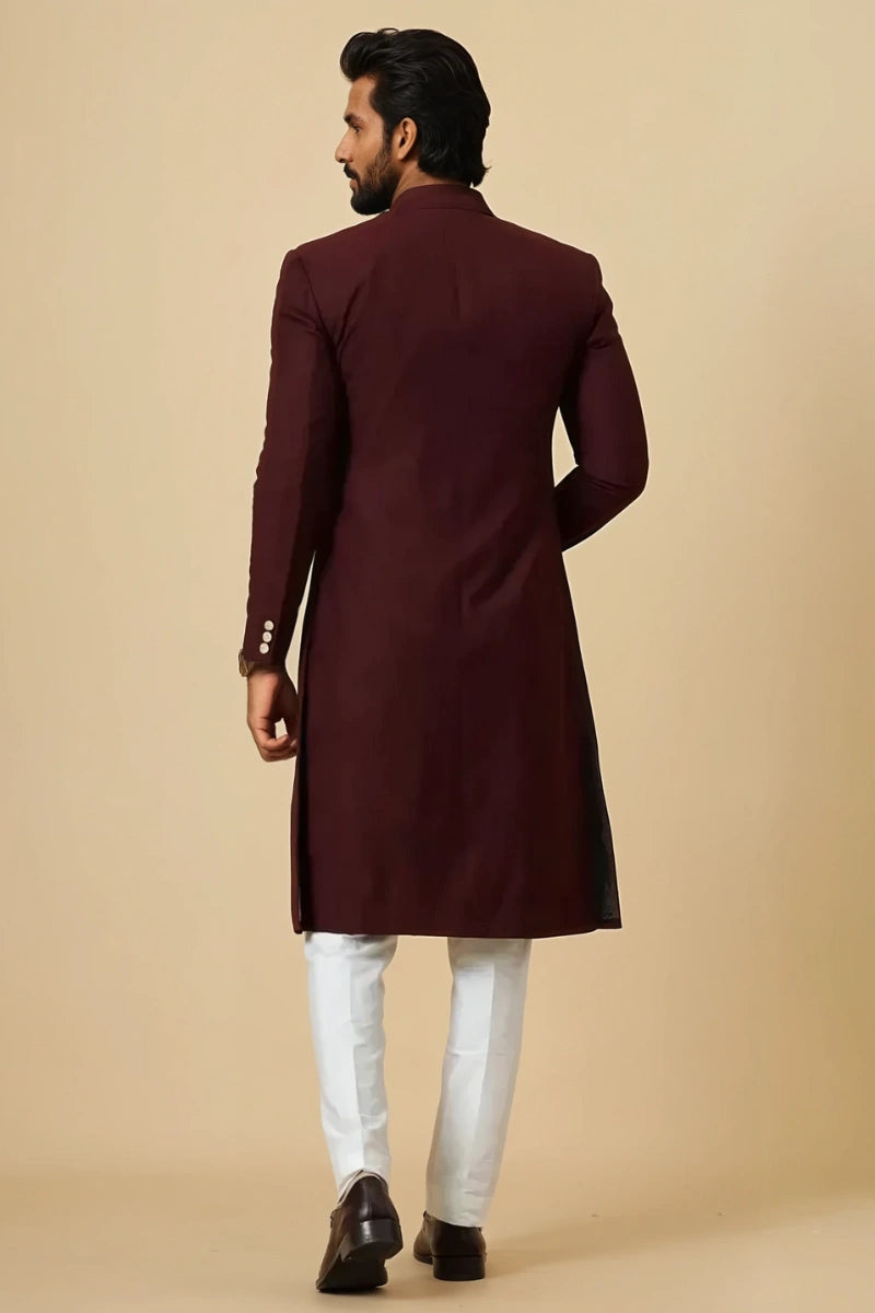 men-wine-traditional-sherwani-grooms-wedding-wear-custom-made-jacket