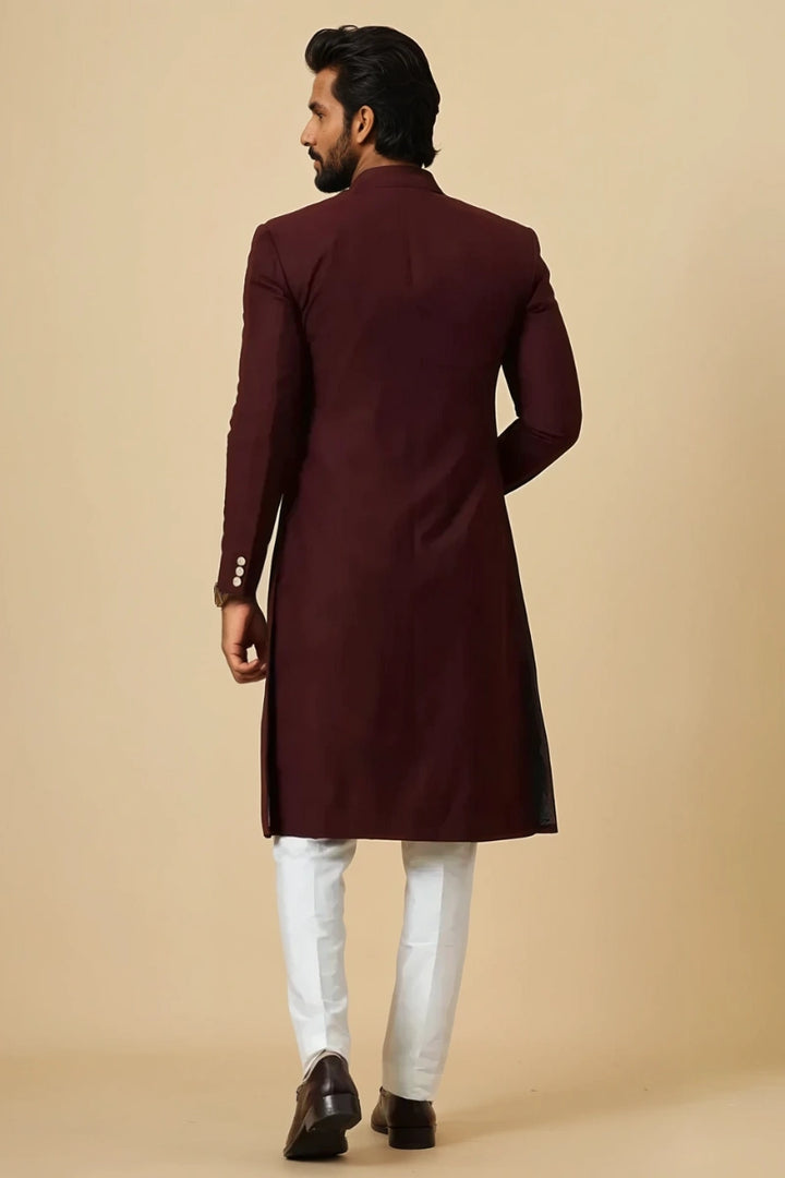 men-wine-traditional-sherwani-grooms-wedding-wear-custom-made-jacket