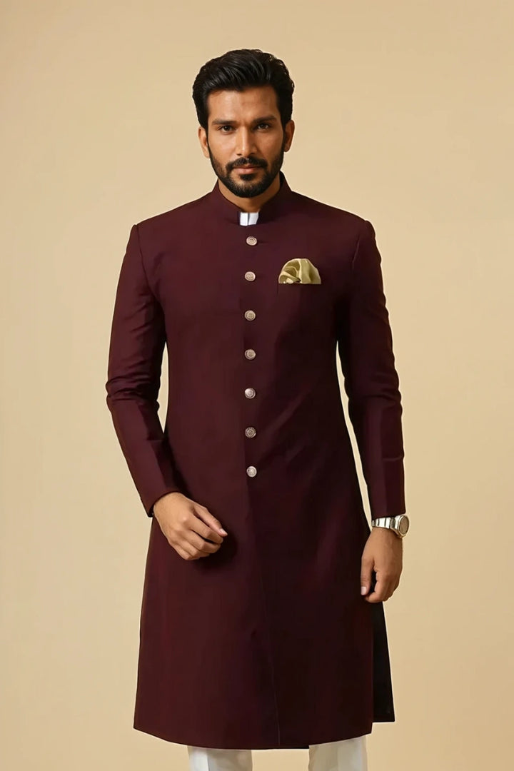 men-wine-traditional-sherwani-grooms-wedding-wear-custom-made-jacket