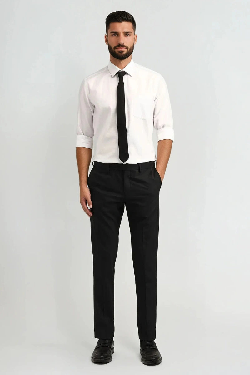 Men Black Formal Pant