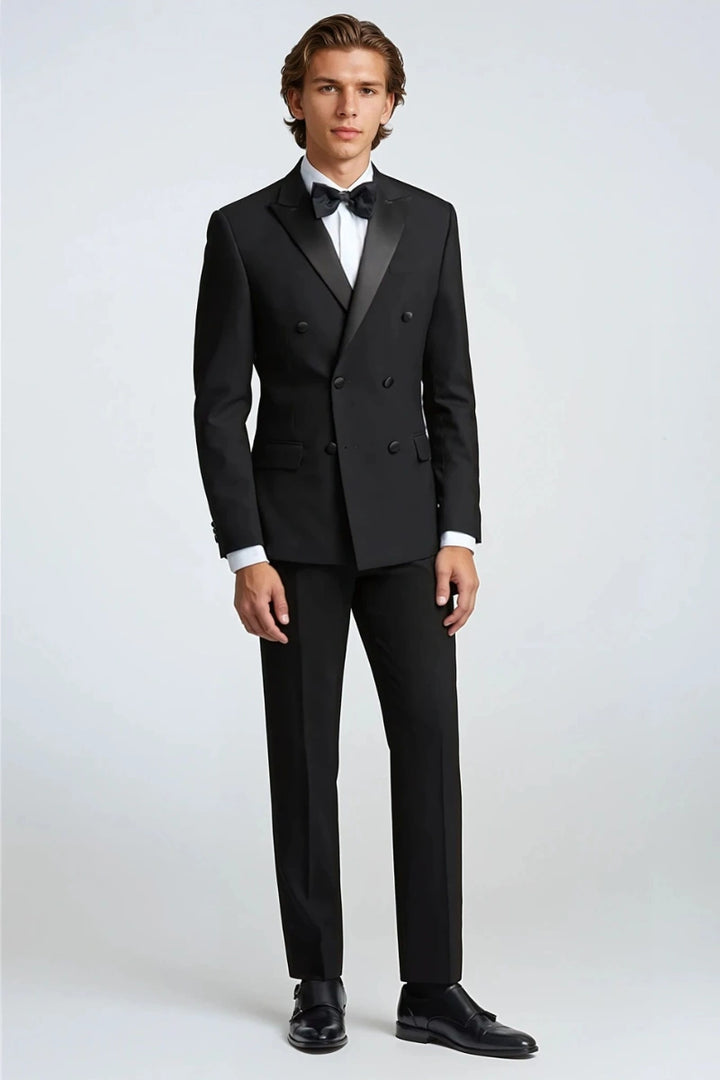 Men Elegant Double-Breasted Design-Front