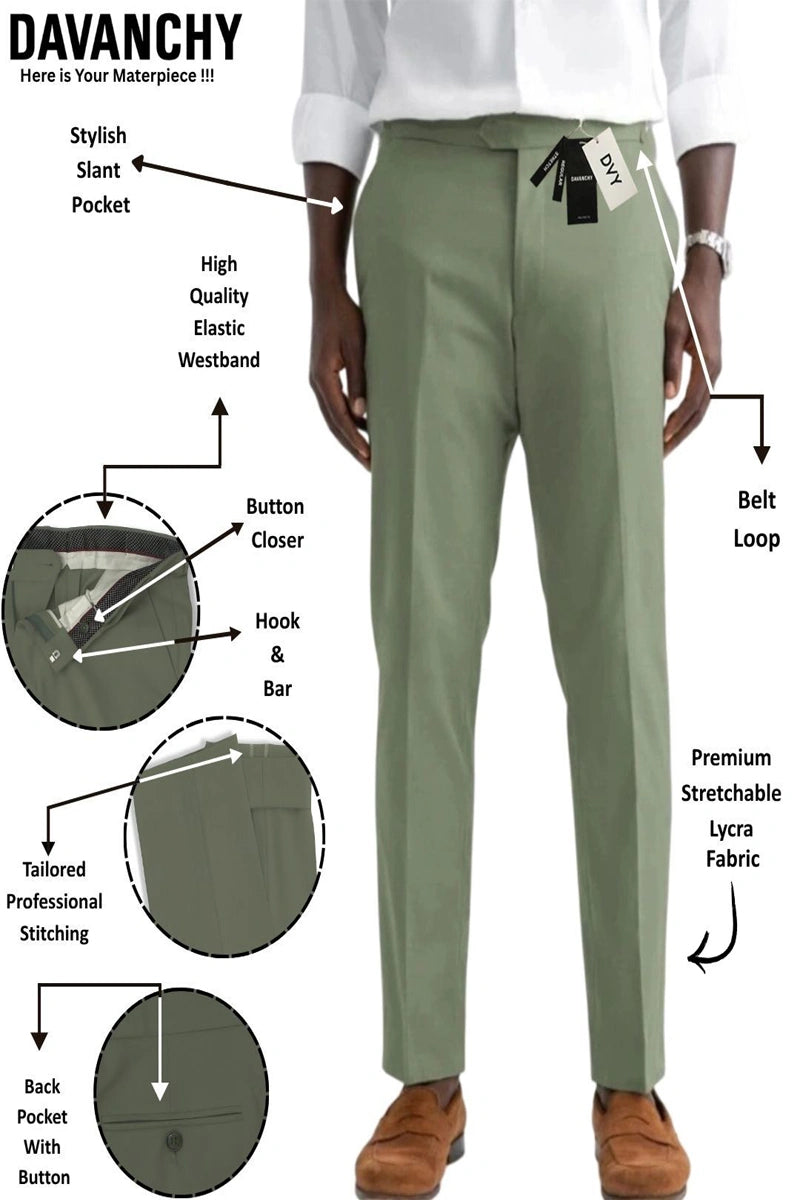 men-sage-green-business-wear-pant-stylish-classic-lycra-trouser