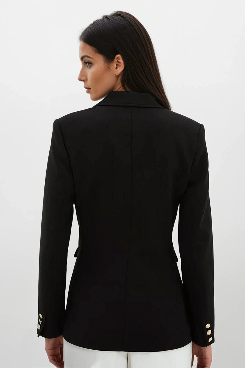 women formal blazer with tailored fit and premium fabric