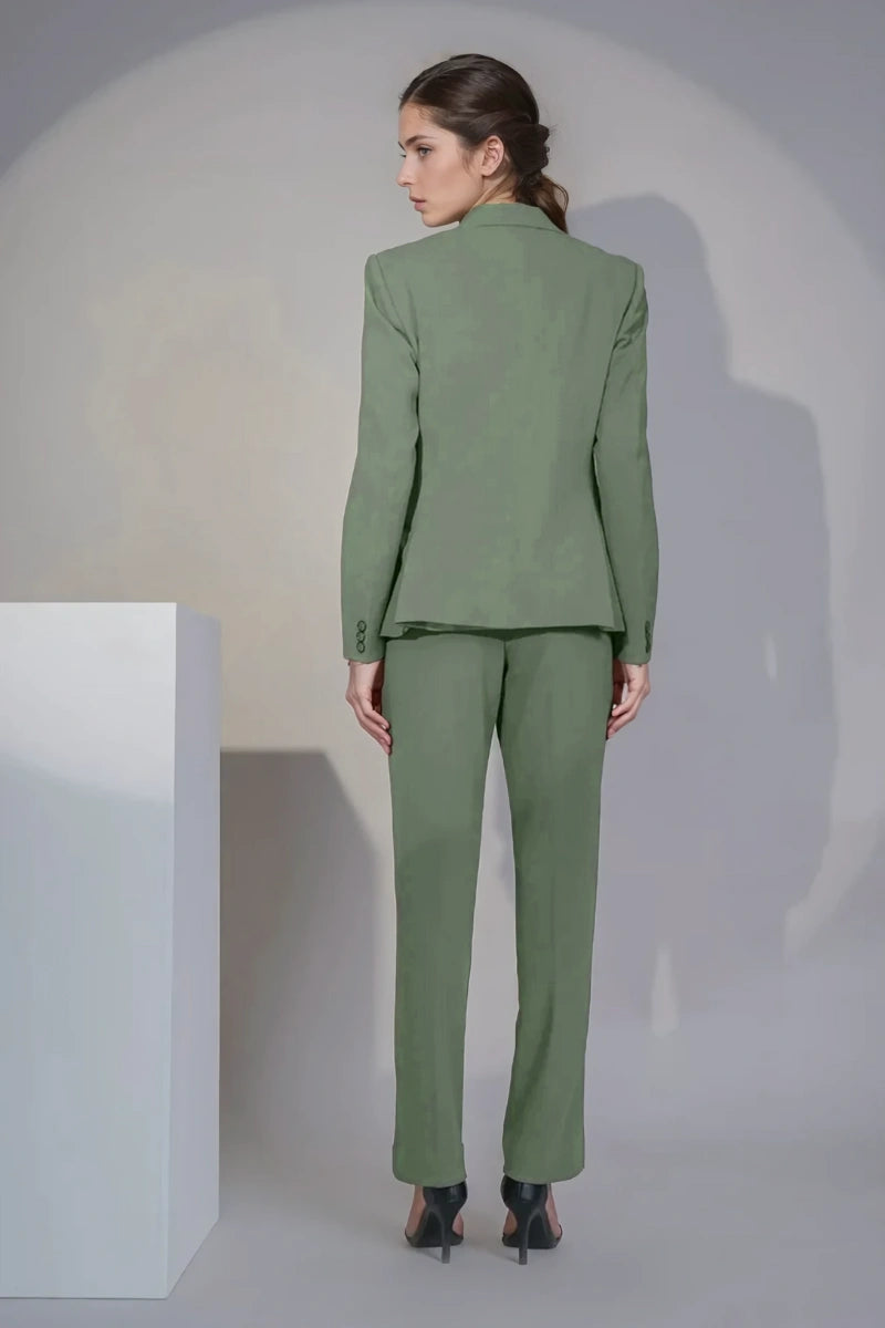 Chic Sage Green Formal Suit