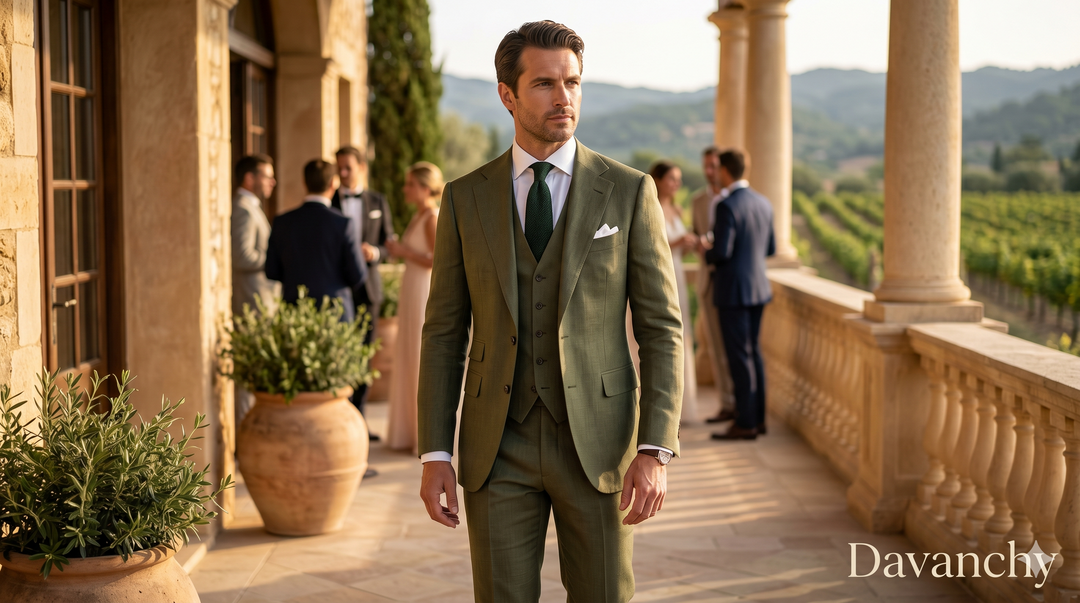 The Discerning Gentleman’s Guide to the Olive Green Suit for Men