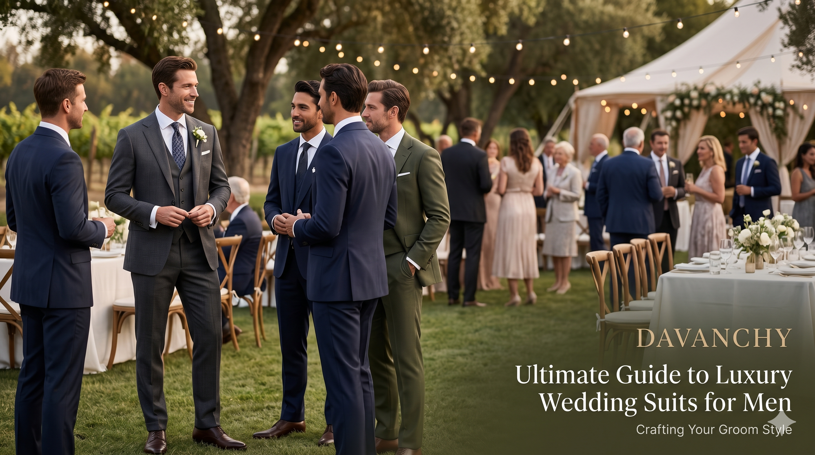 The Ultimate Guide to Luxury Wedding Suits for Men: Crafting Your Groom Style