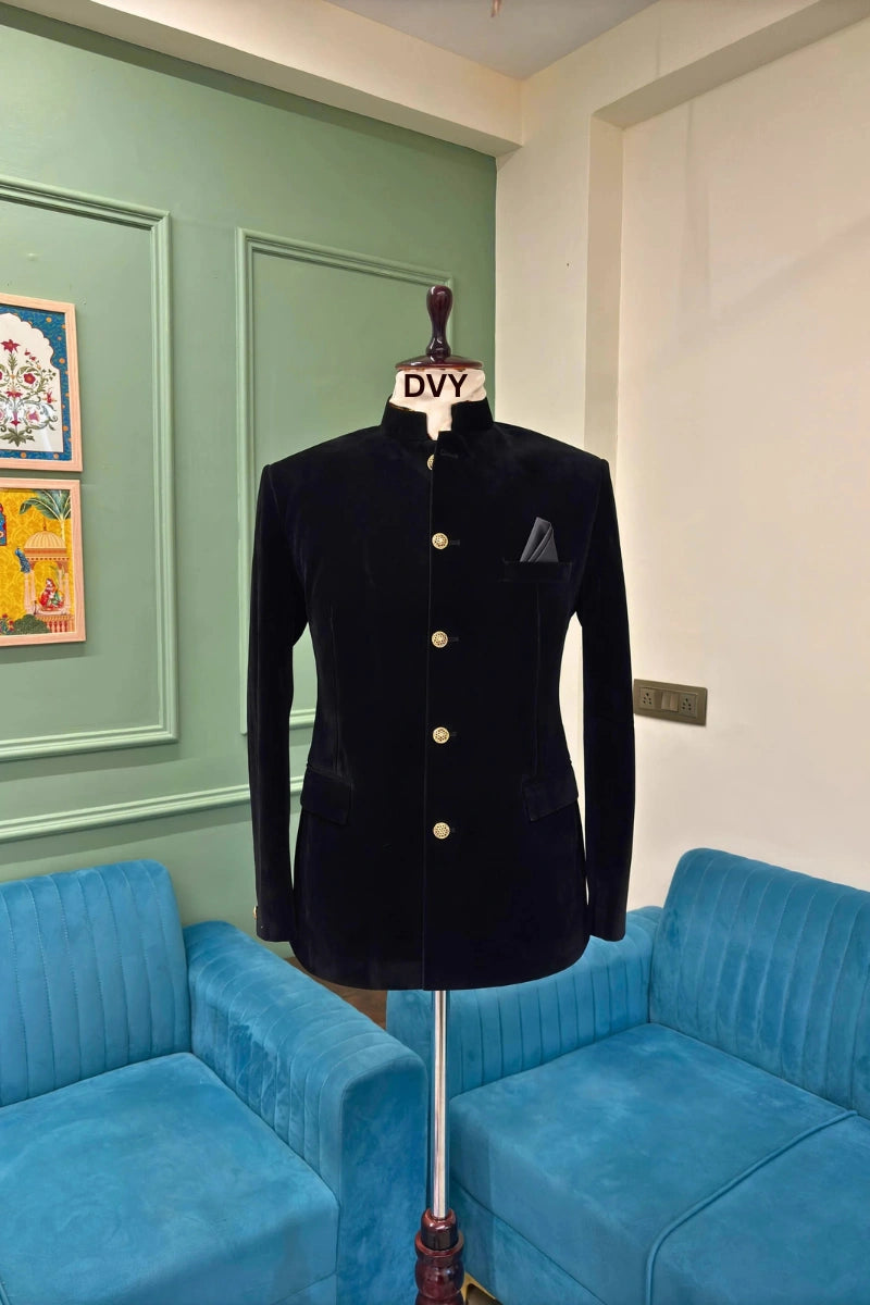men-jodhpuri-blazer-stylish-party-wear-black-bespoke-coat