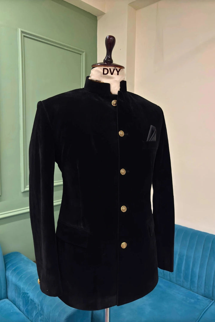 men-jodhpuri-blazer-stylish-party-wear-black-bespoke-coat