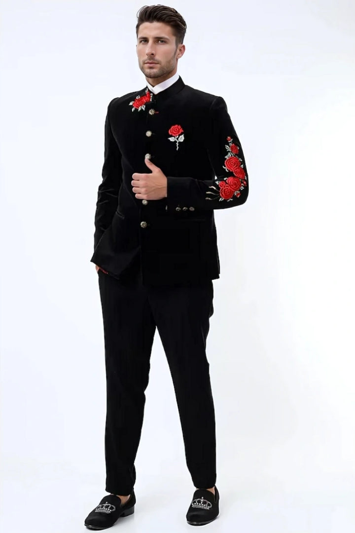 men-jodhpuri-bandhgala-suit-black-two-piece-suit-wedding-black-suit