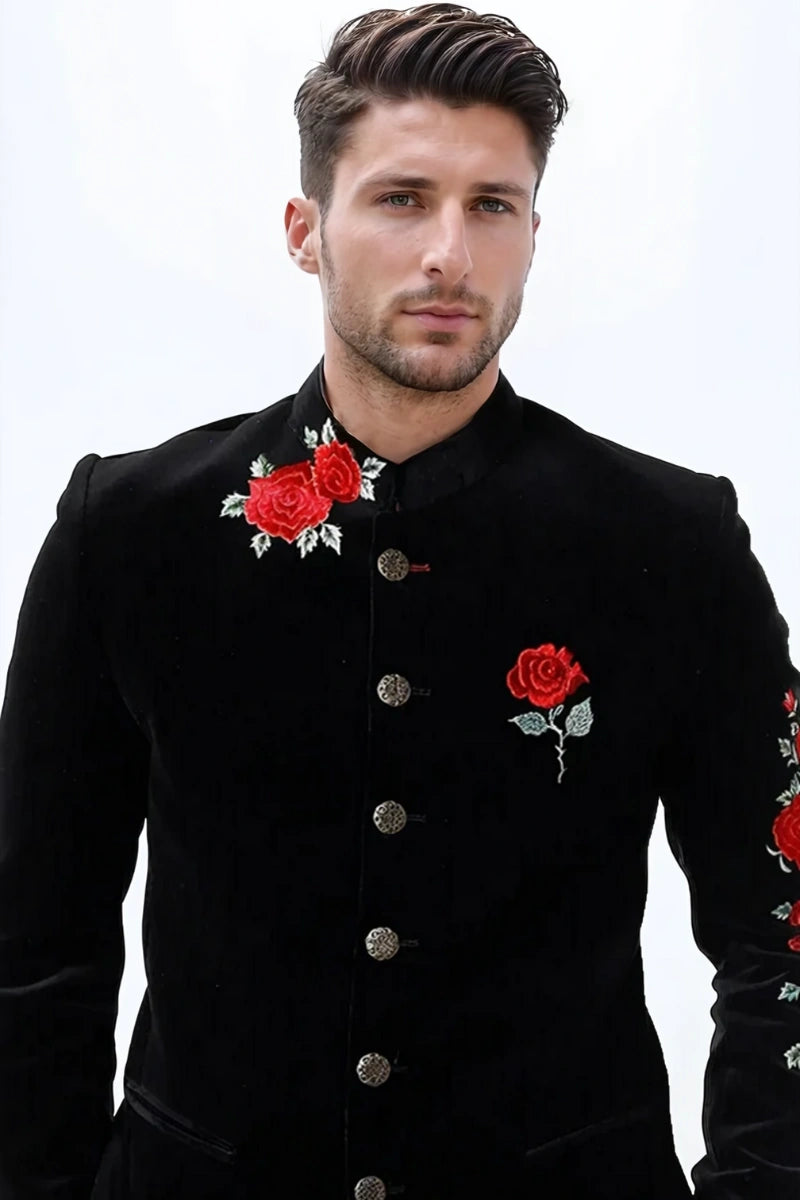 men-jodhpuri-bandhgala-suit-black-two-piece-suit-wedding-black-suit