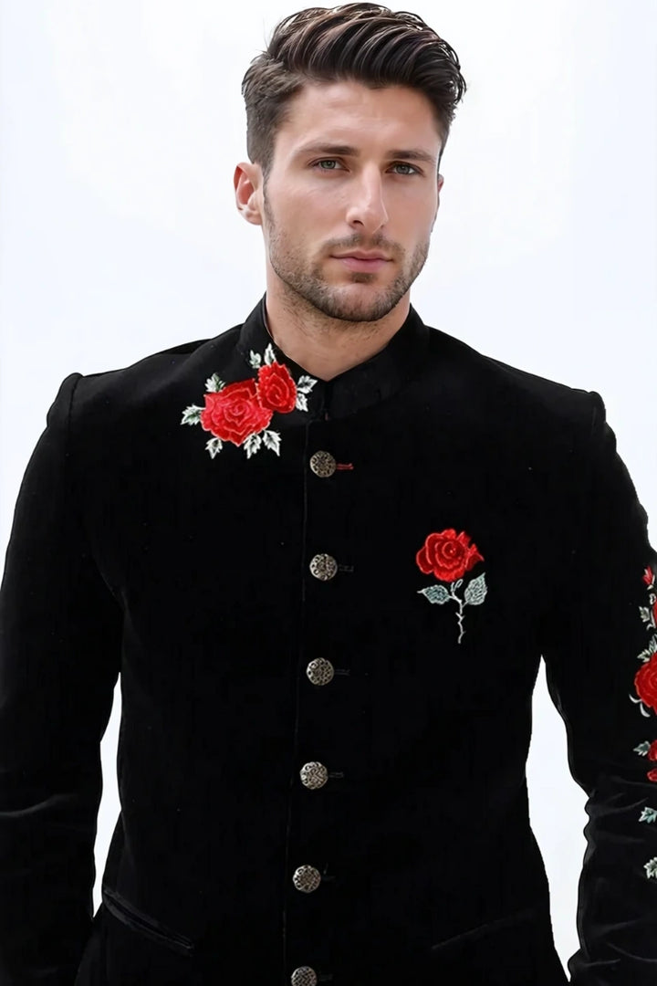 men-jodhpuri-bandhgala-suit-black-two-piece-suit-wedding-black-suit