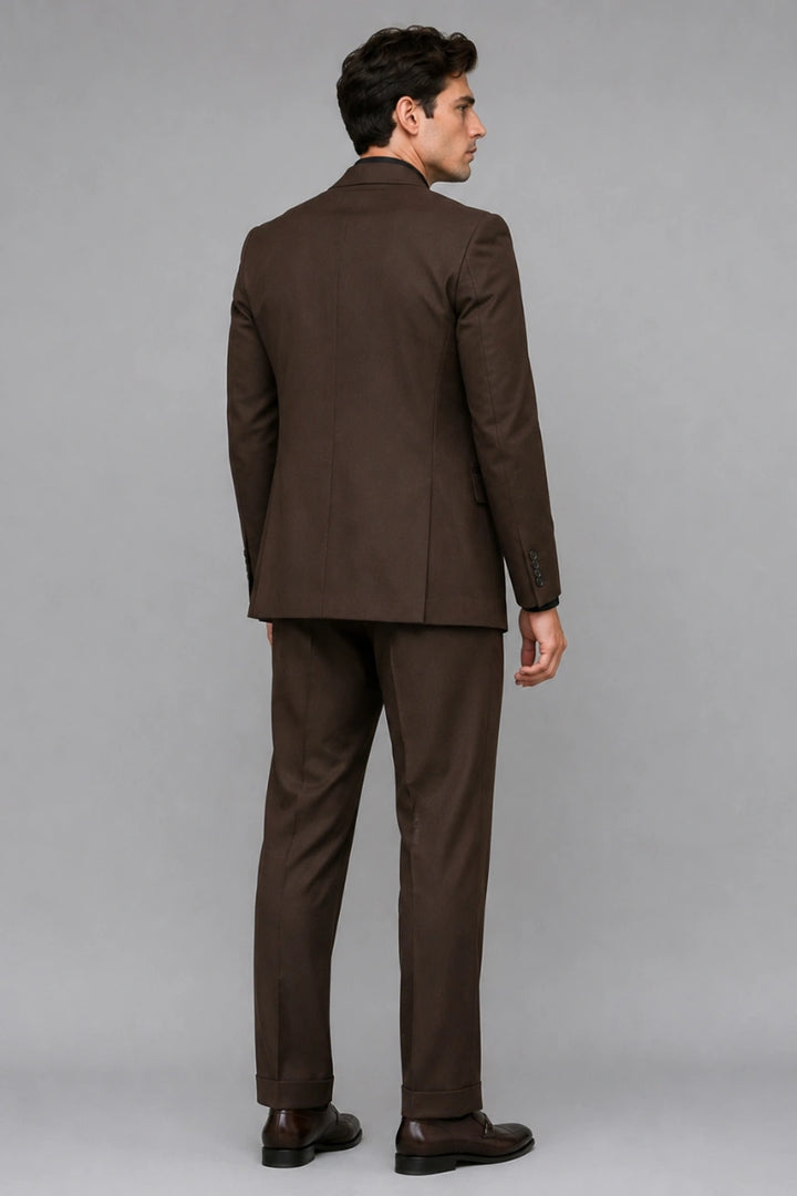 Elegant vintage 2 piece suit-Back