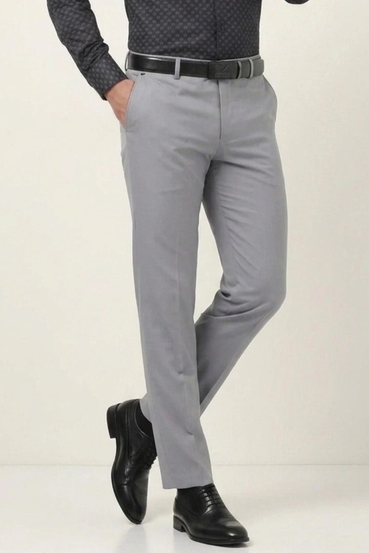 Grey Tailored Trouser For Men (Different)
