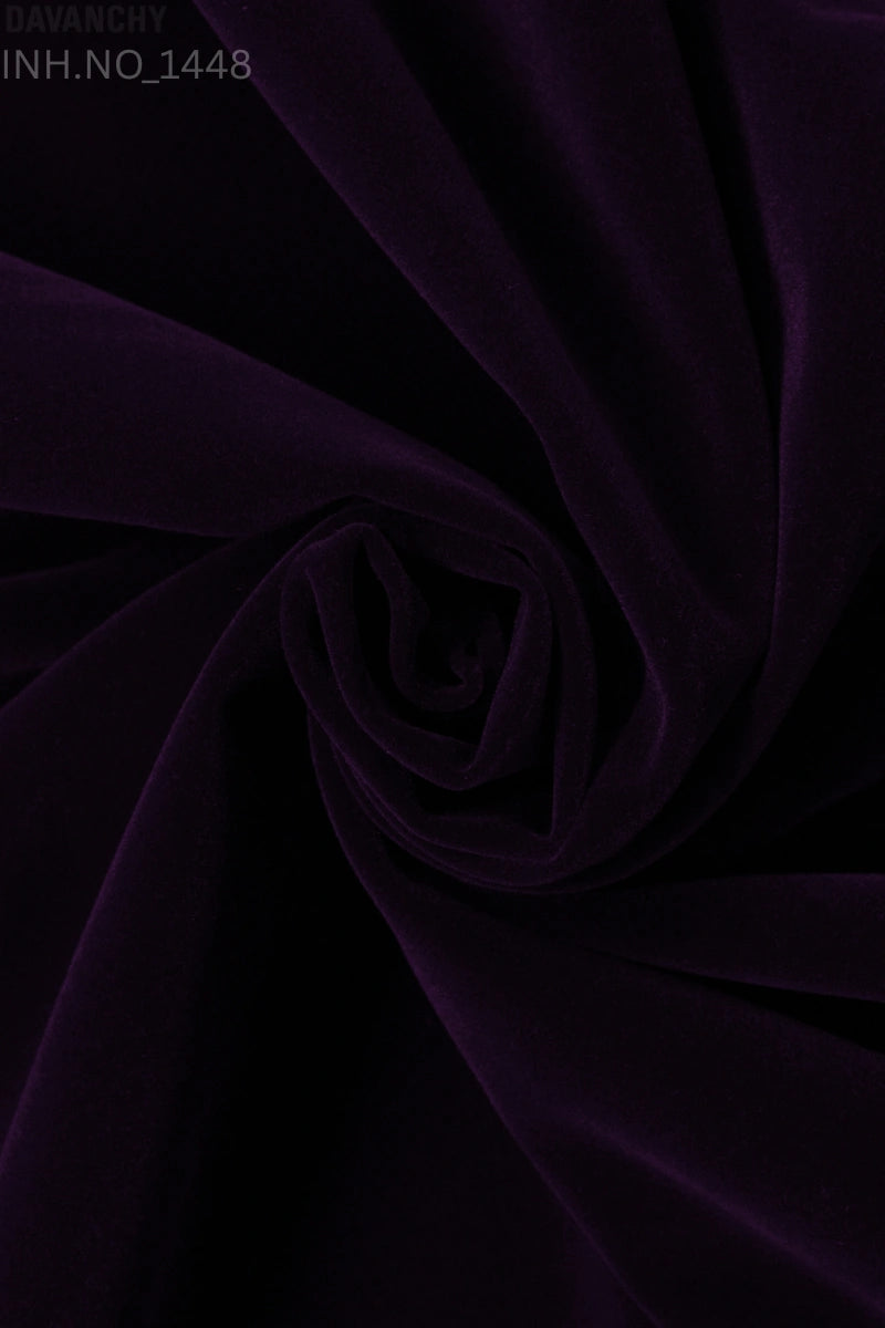 Dark Purple Velvet Fabric Switch INH.No.1448