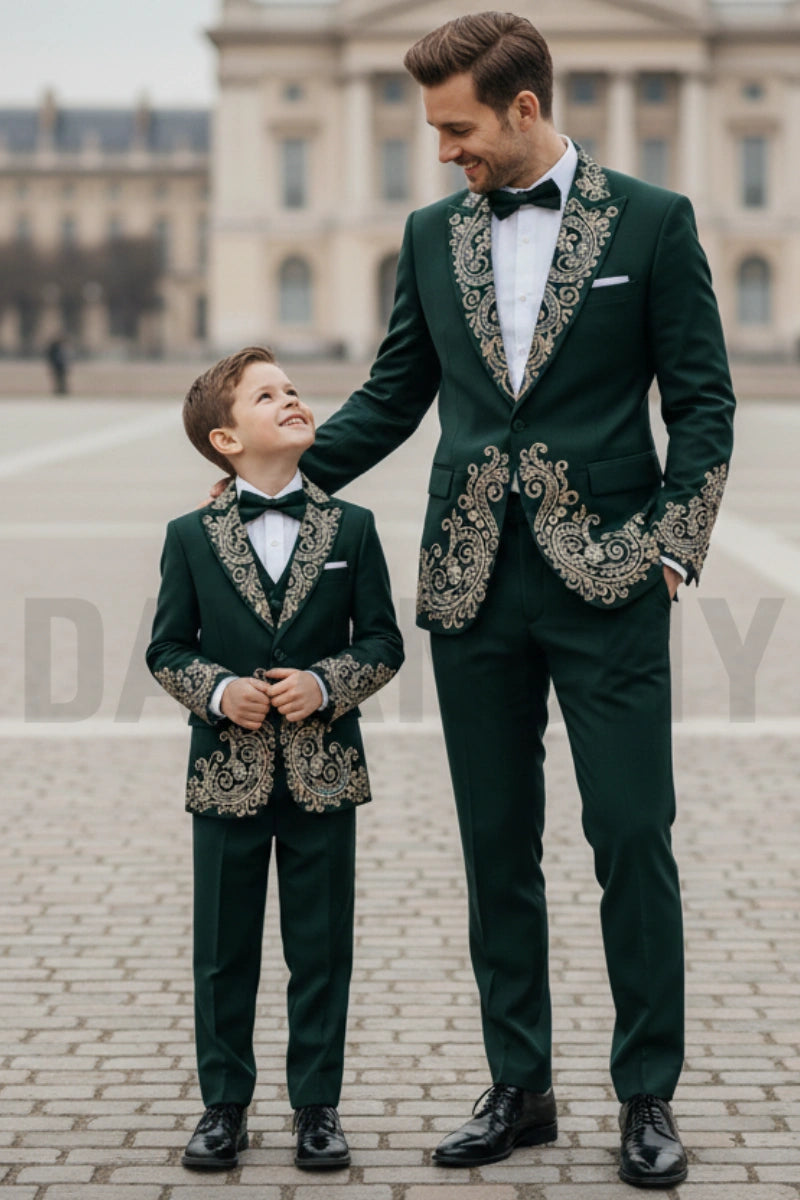 Father and Son Matching Outfit-Front