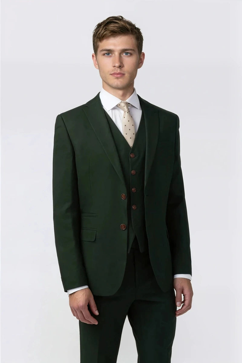 Men’s Emerald Green Suit-Front