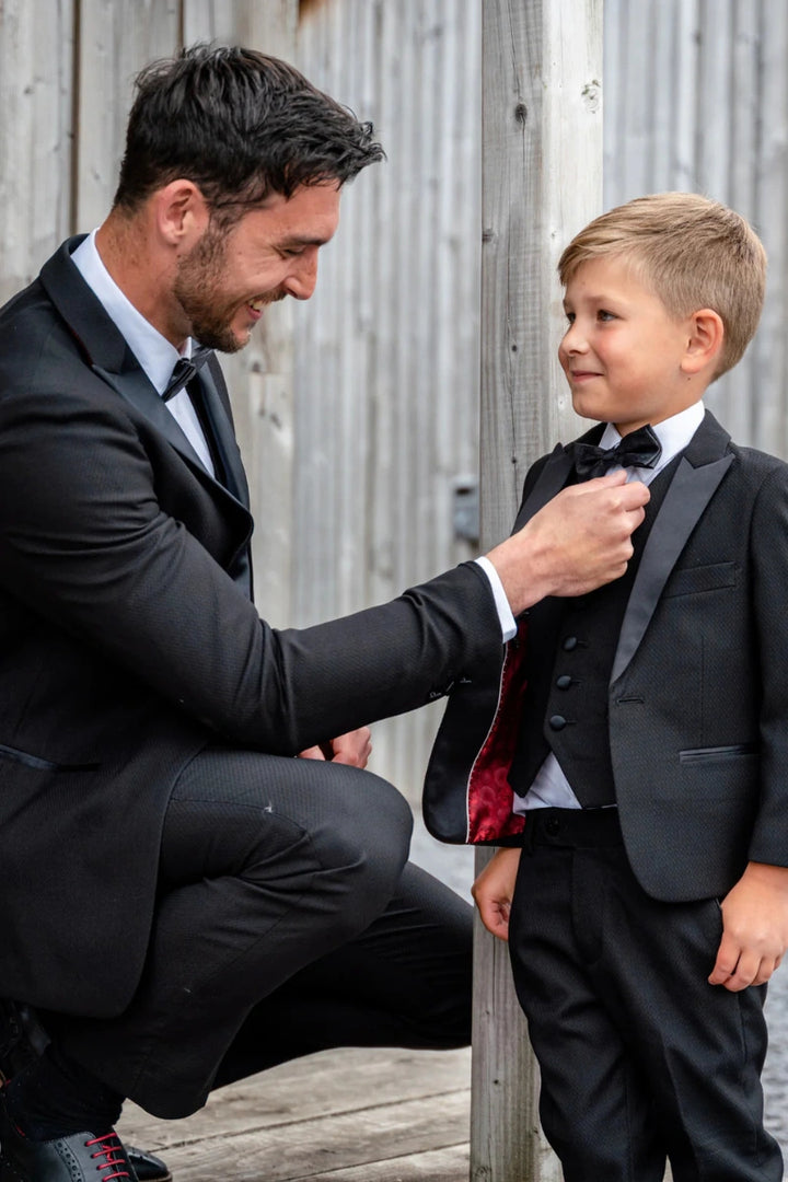 father-son-duo-suit-black-tuxedo-three-piece-suit-matching-outfit
