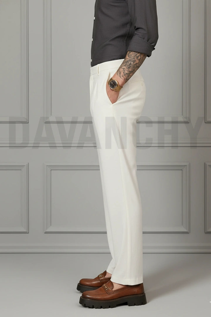 Men Premium Stretch Office Wear Trouser-Side