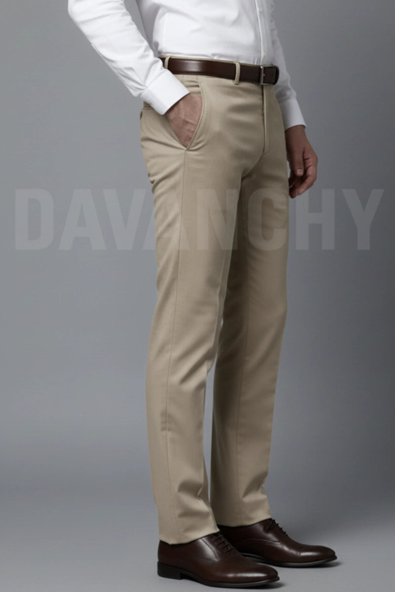 Classic fit formal pants men-Side