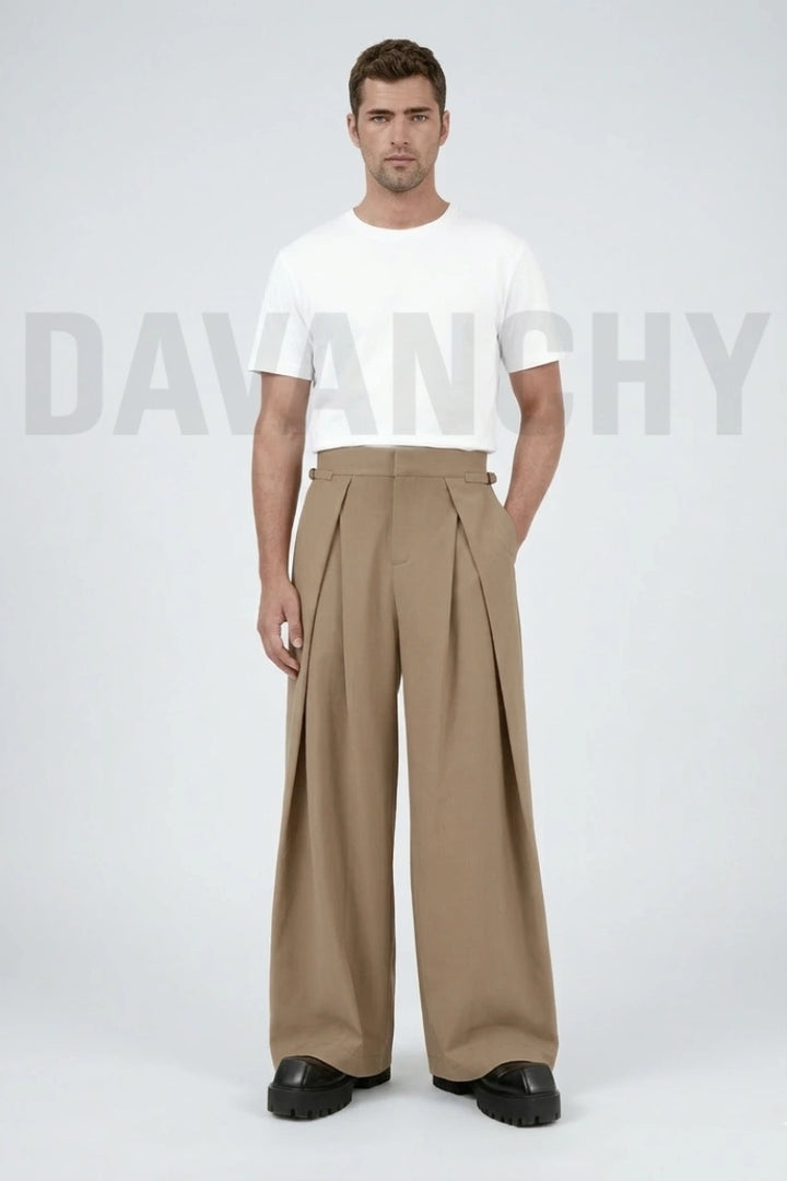 Men Loose fit formal Trouser-Front