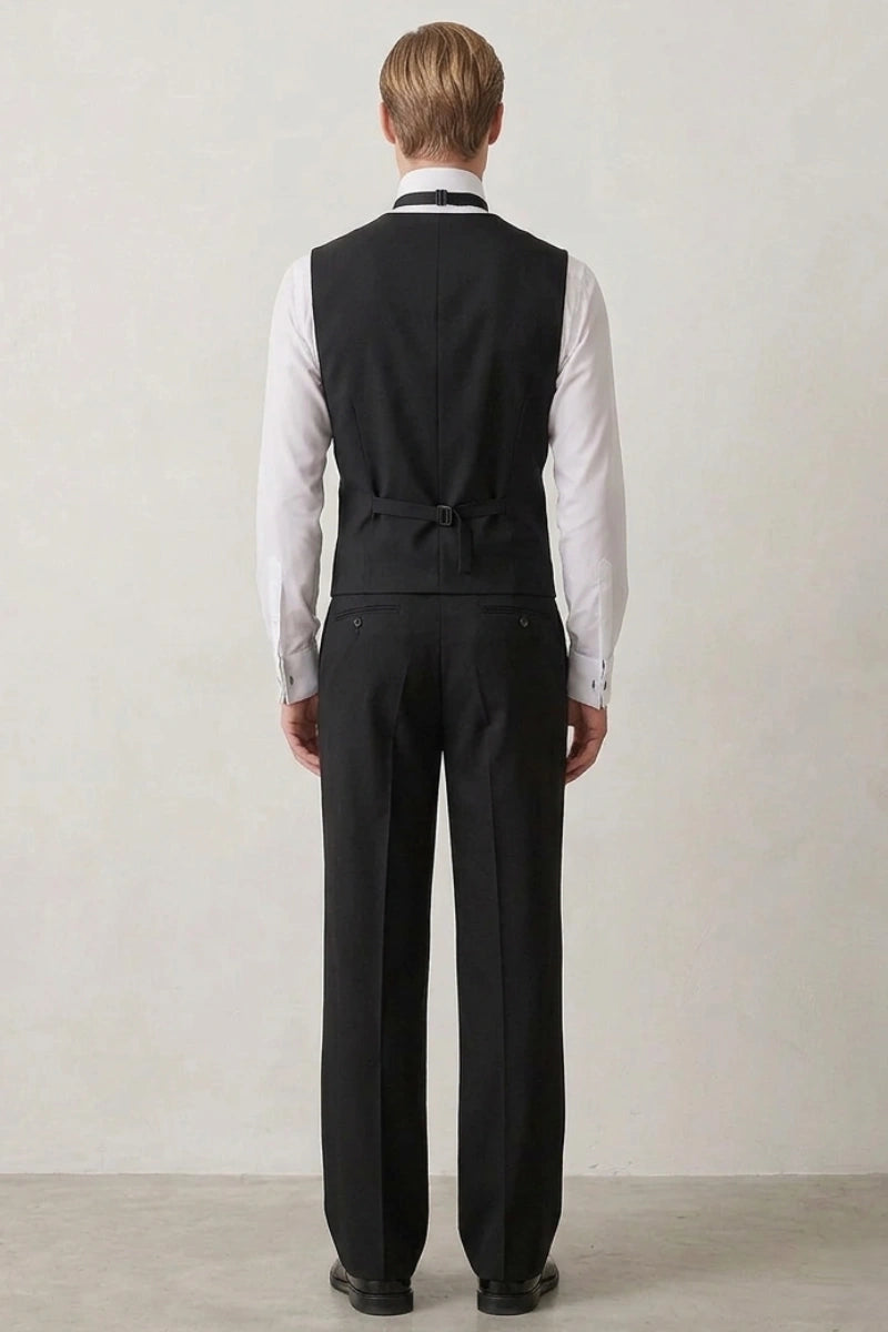 Groomsmen Wedding Wear Waistcoat and pant set – Back  