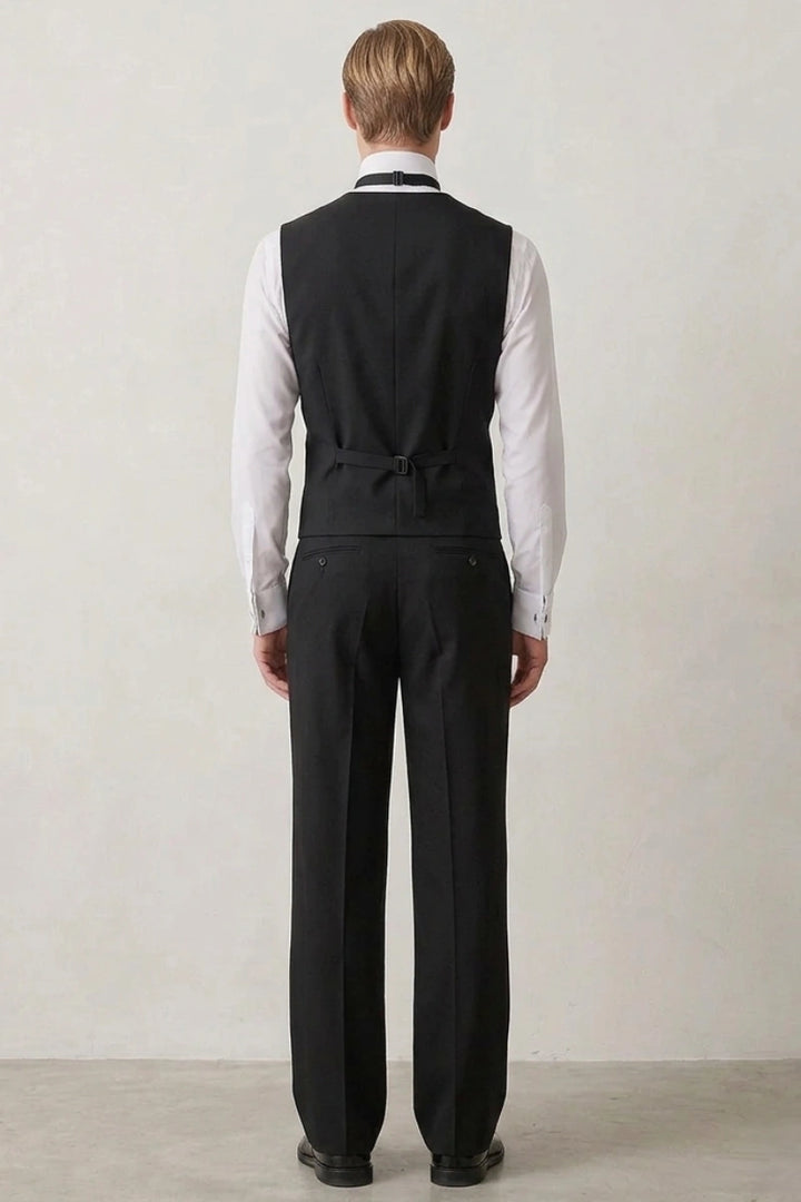 Groomsmen Wedding Wear Waistcoat and pant set – Back  