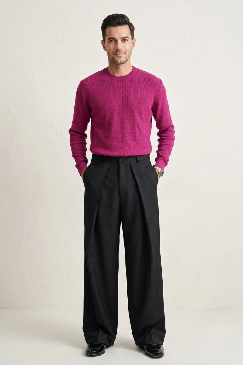 Men’s wide-leg pant Front