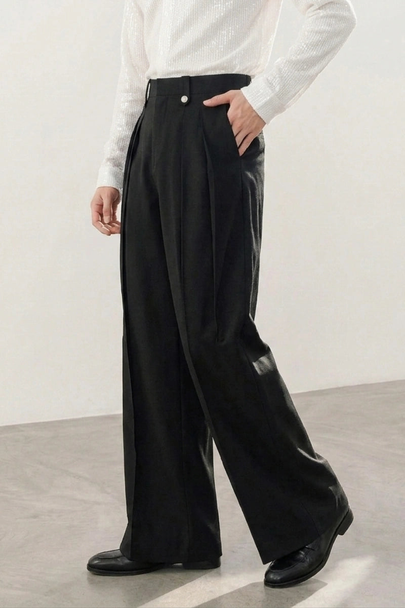 Black Korean Style Pant for Men&