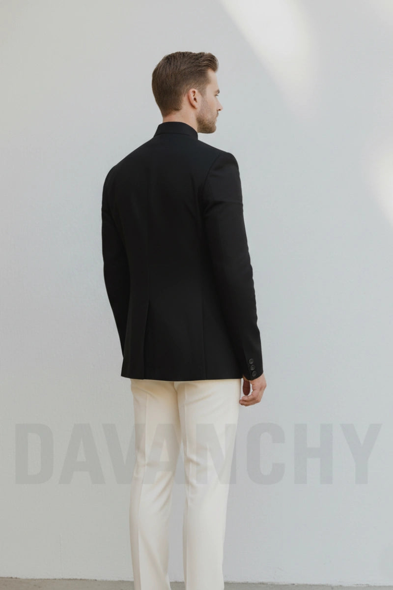 Mens Designer Jodhpuri Suit-Back