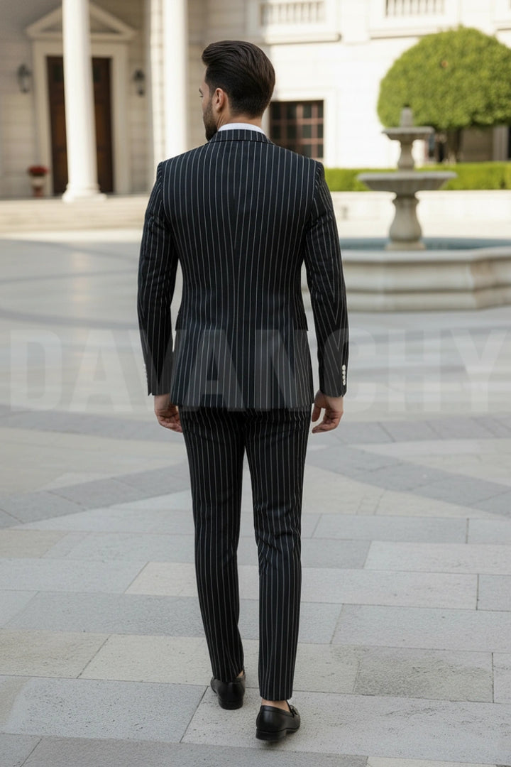 Men office wear suit-Back