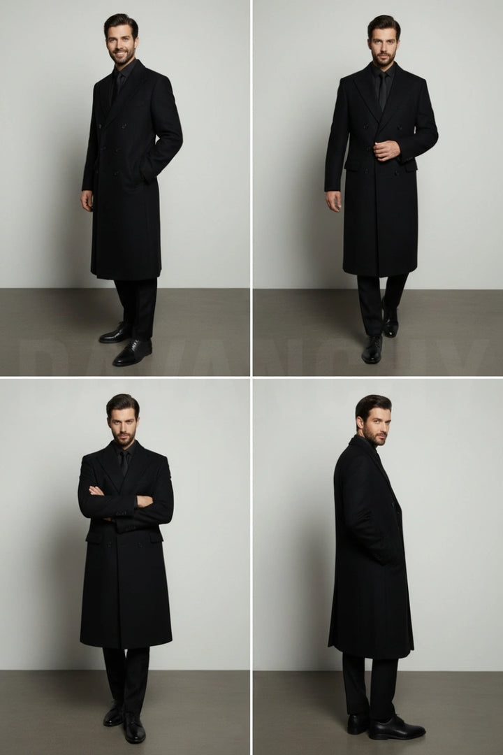 Men stylish overcoat