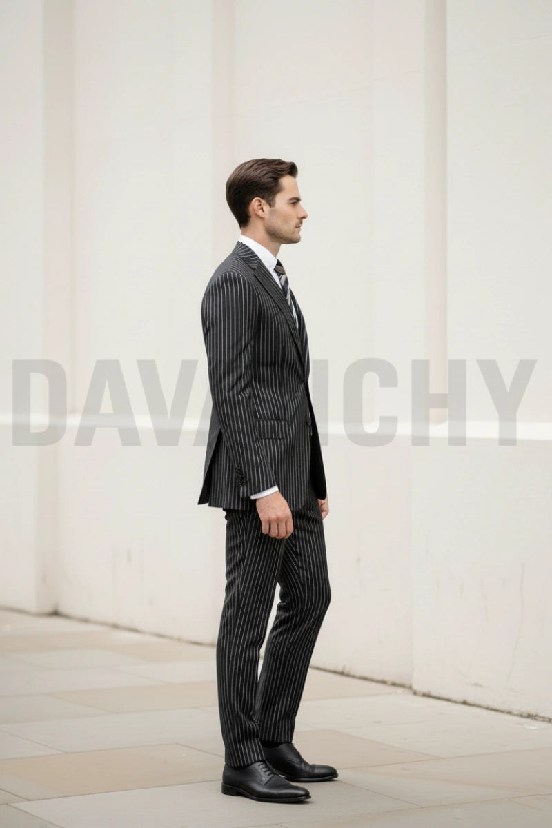 Premium formal two piece business suit-Side