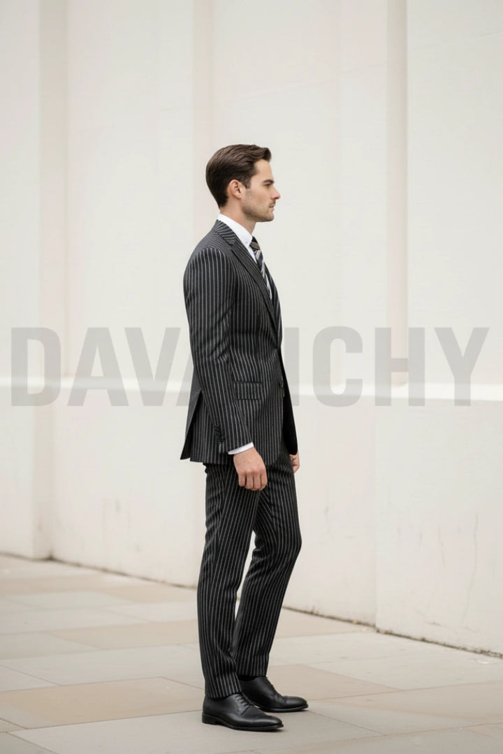 Premium formal two piece business suit-Side