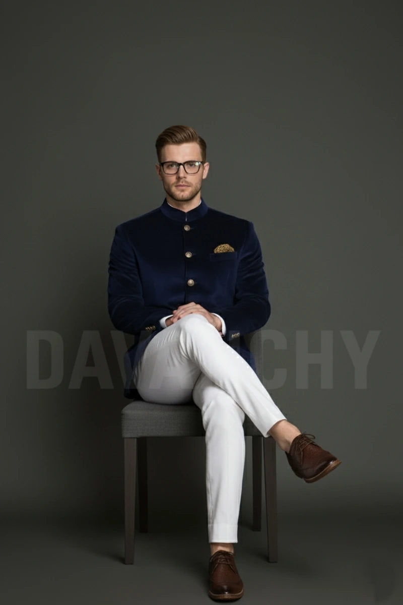Men Wedding Wear Coat-Front