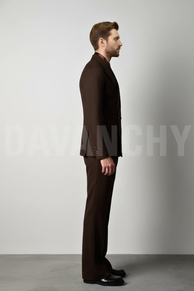 Wedding and Proms Wear Stylish Two Piece Suit-Side