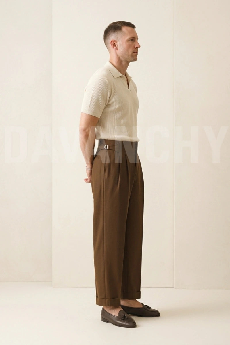 Office and Business Wear Premium Gurkha Style Pant--Side