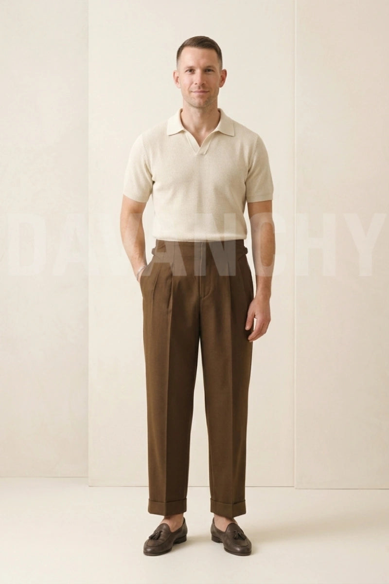 Men Premium Formal Designer Trouser-Front