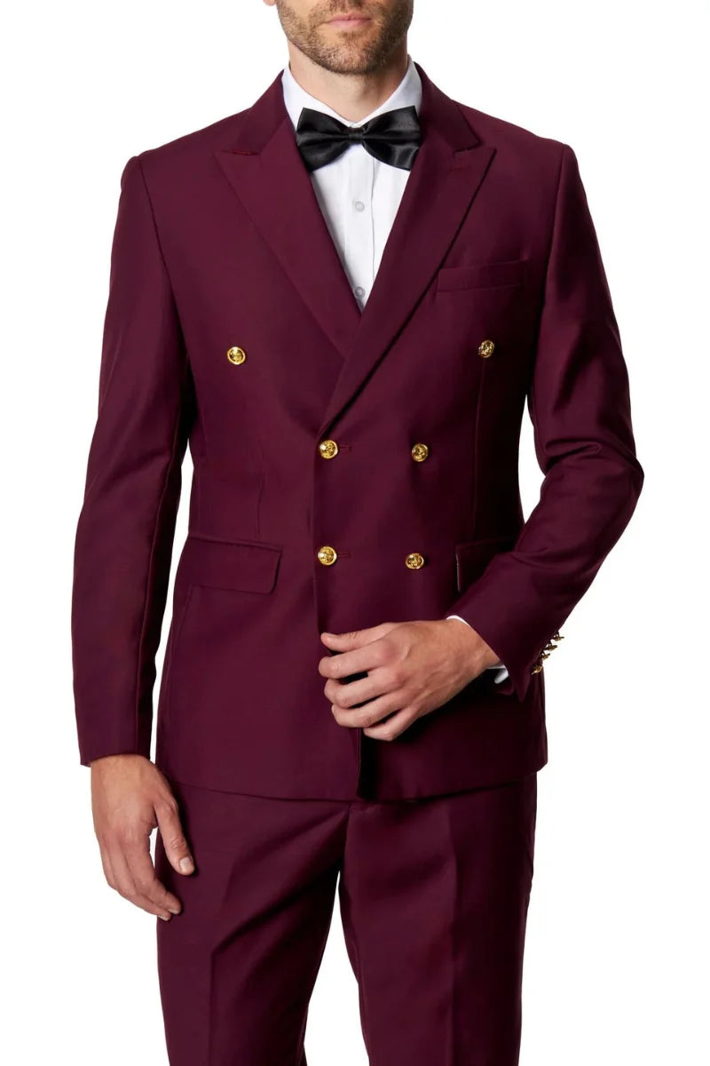 Double Breasted Suit Two Piece Suit Wedding Suit Party Wear DaVanchy 