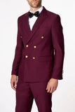 Double Breasted Suit Two Piece Suit Wedding Suit Party Wear DaVanchy 