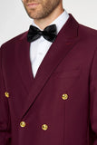 Double Breasted Suit Two Piece Suit Wedding Suit Party Wear DaVanchy 