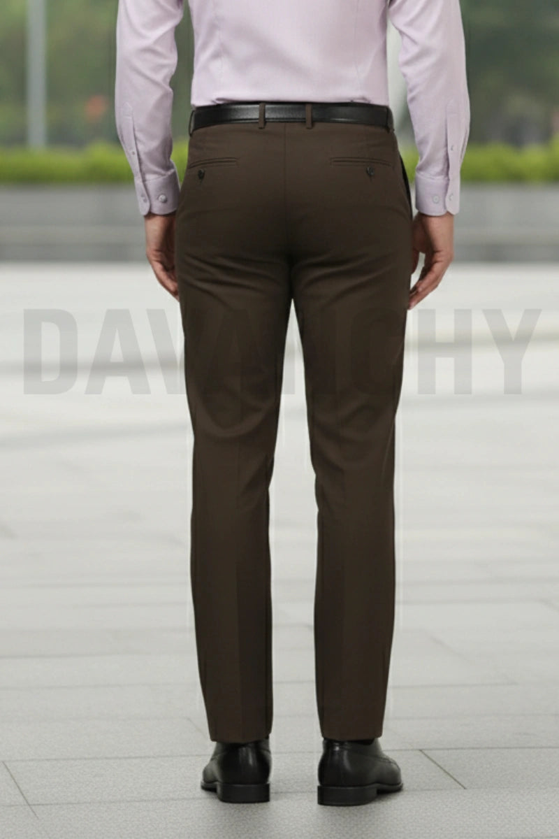 Mens office wear trousers-Back