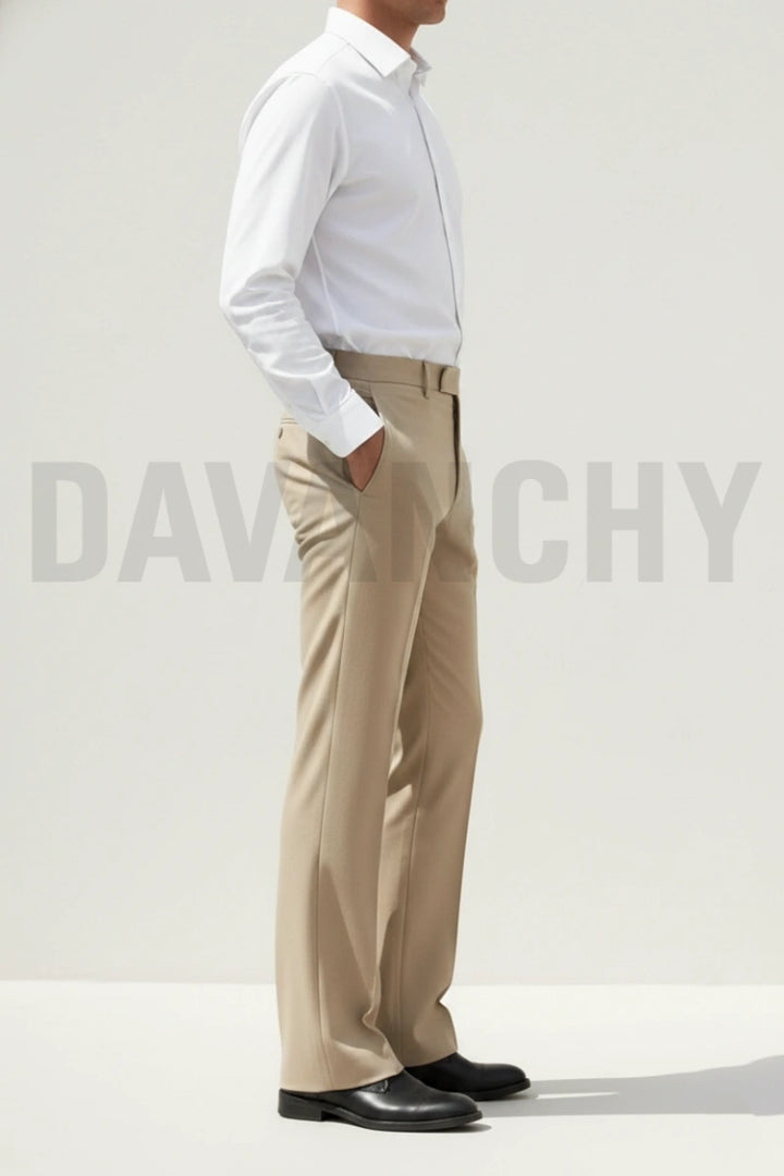 Bootcut formal trousers men-Side