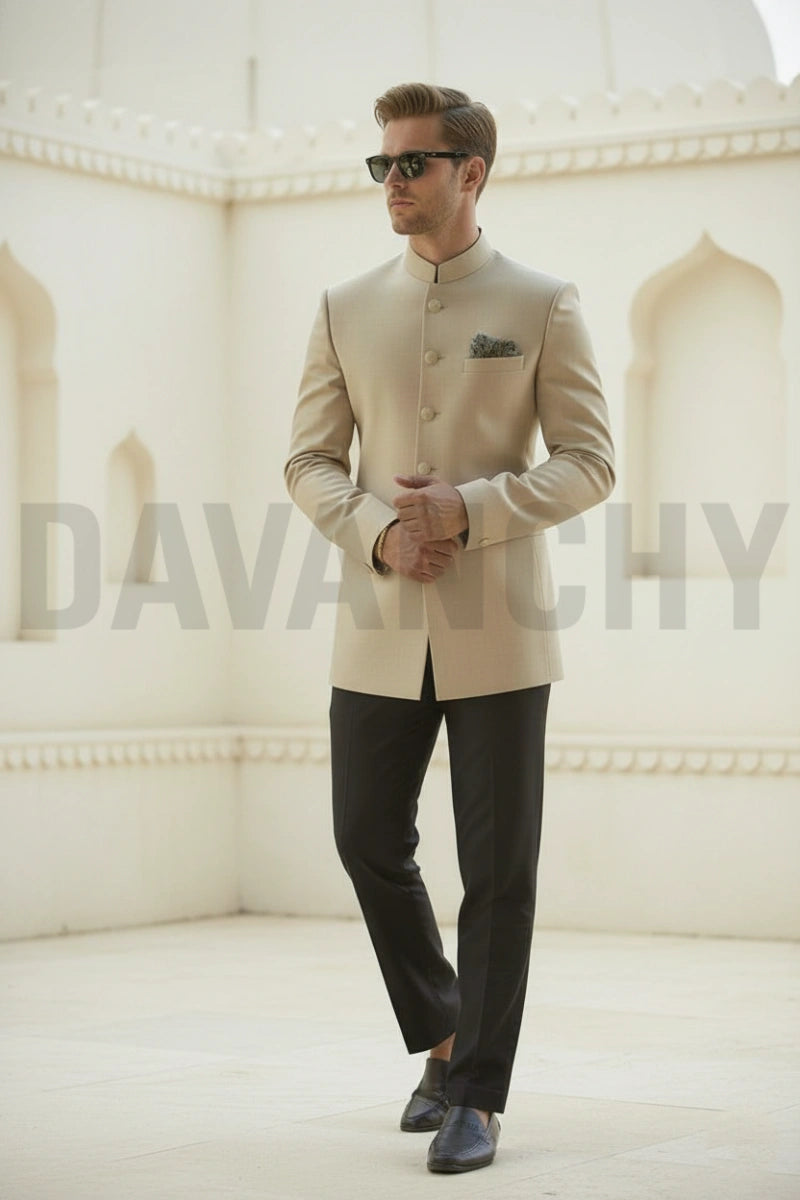 Men’s bandhgala jodhpuri premium two piece suit-Front