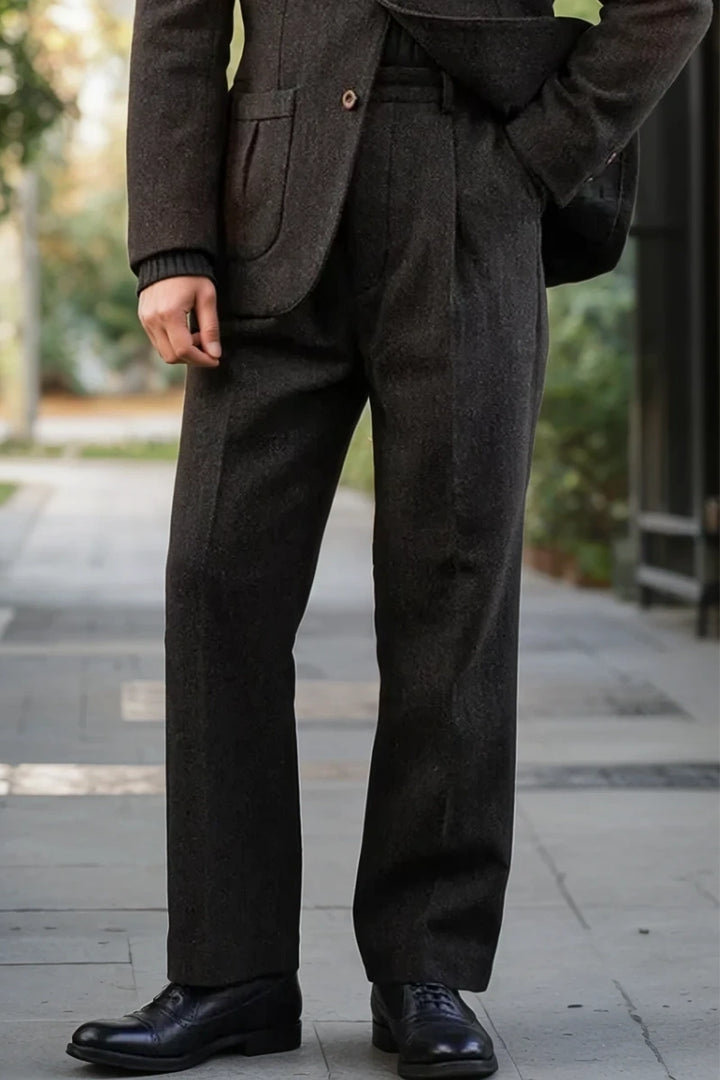 men-dark-brown-vintage-pant-stylish-high-waisted-pant